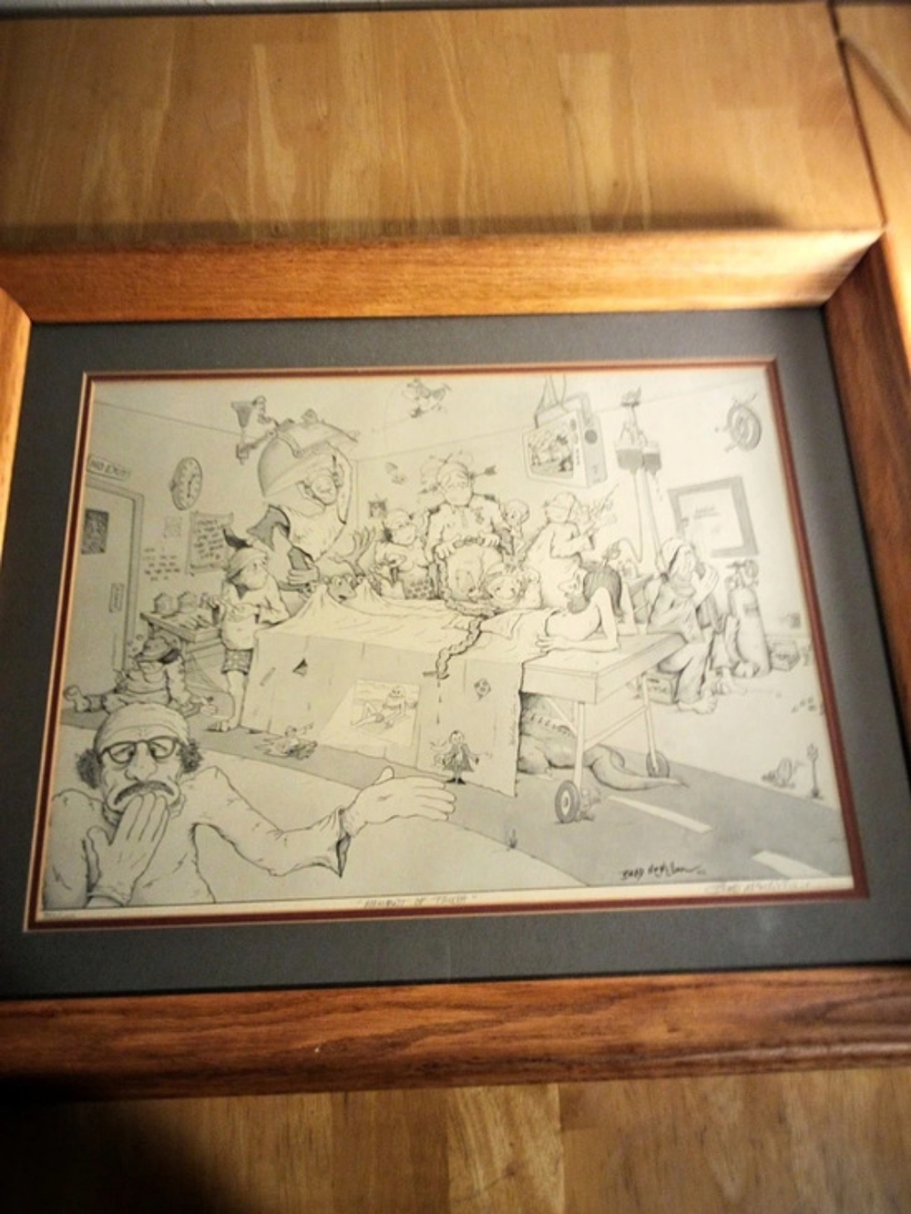 Bedside Manner Framed Drawing Print Brad McMillan Signed Limited Edition Print
